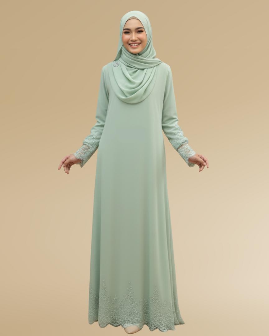 Abaya Qhaleesya ELEMMIERA Modern Elegant Comfort