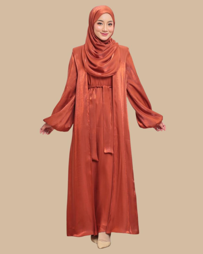 Abaya Safwa ELEMMIERA elegant design which enhances your modest style Viral Abaya Arab