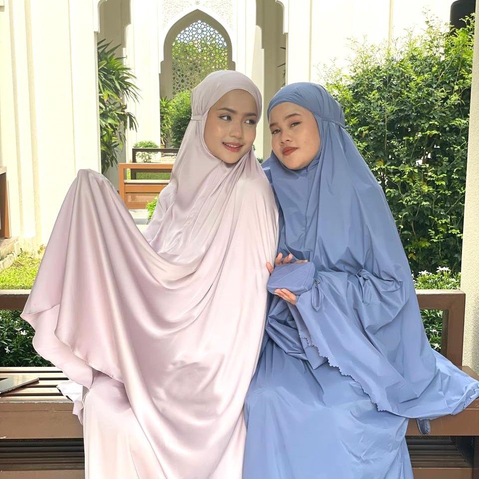 Telekung Travel, Elegant Comfy Soft Prayer Attire
