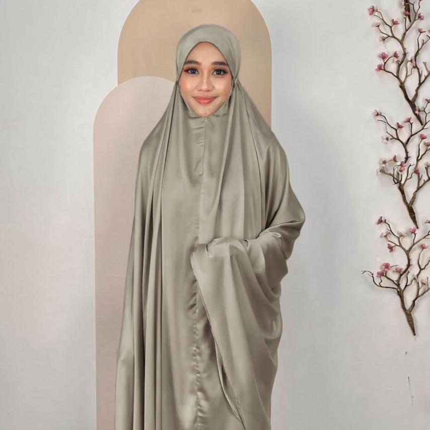 Telekung Travel ELEMMIERA Elegant Comfy Soft Prayer Attire Women