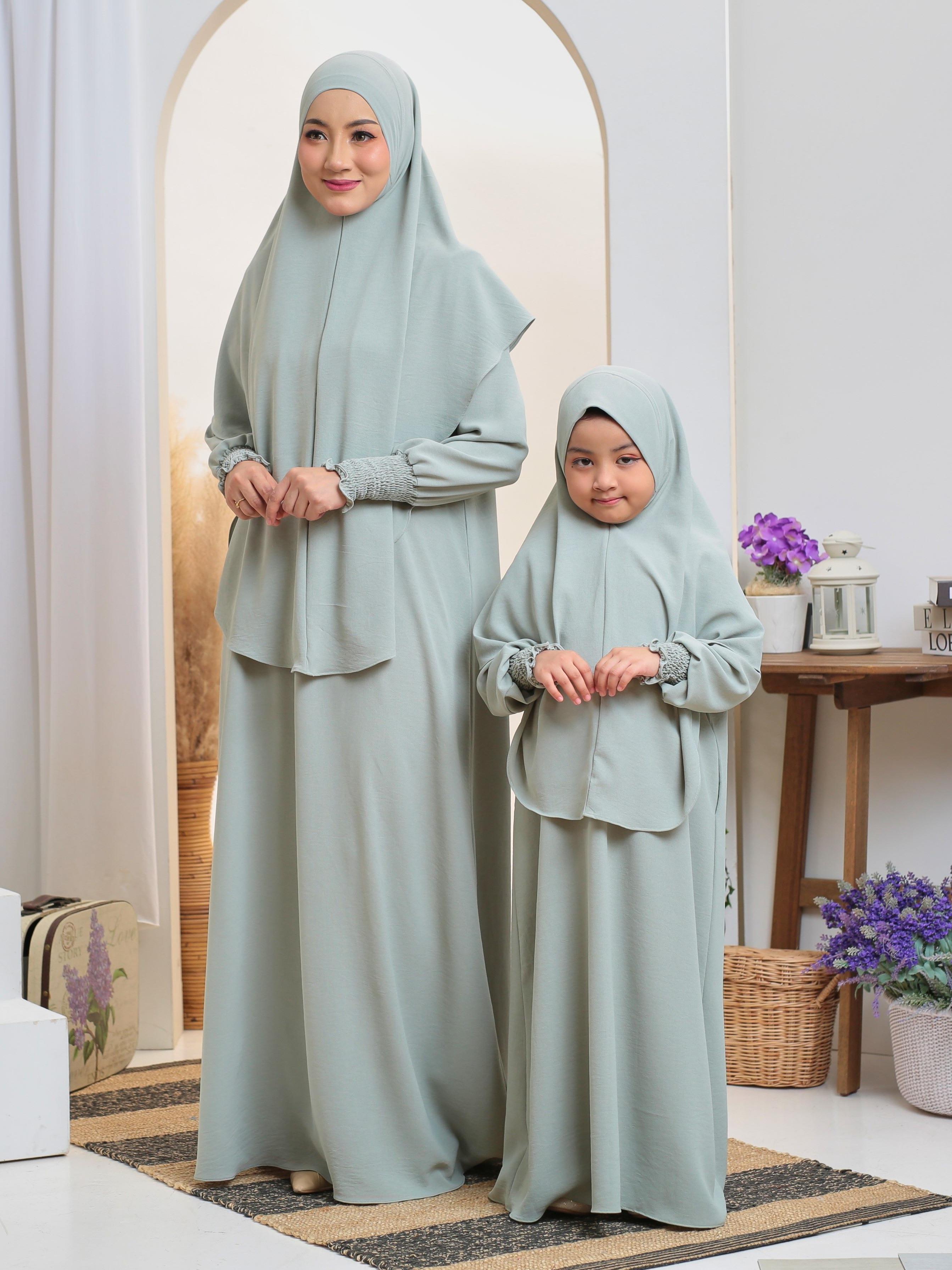 Jubah Luffa ELEMMIERA untuk Wanita Muslimah Premium Elegan Viral - Sesuai untuk Majlis Agama, Keramaian dan Ibadah