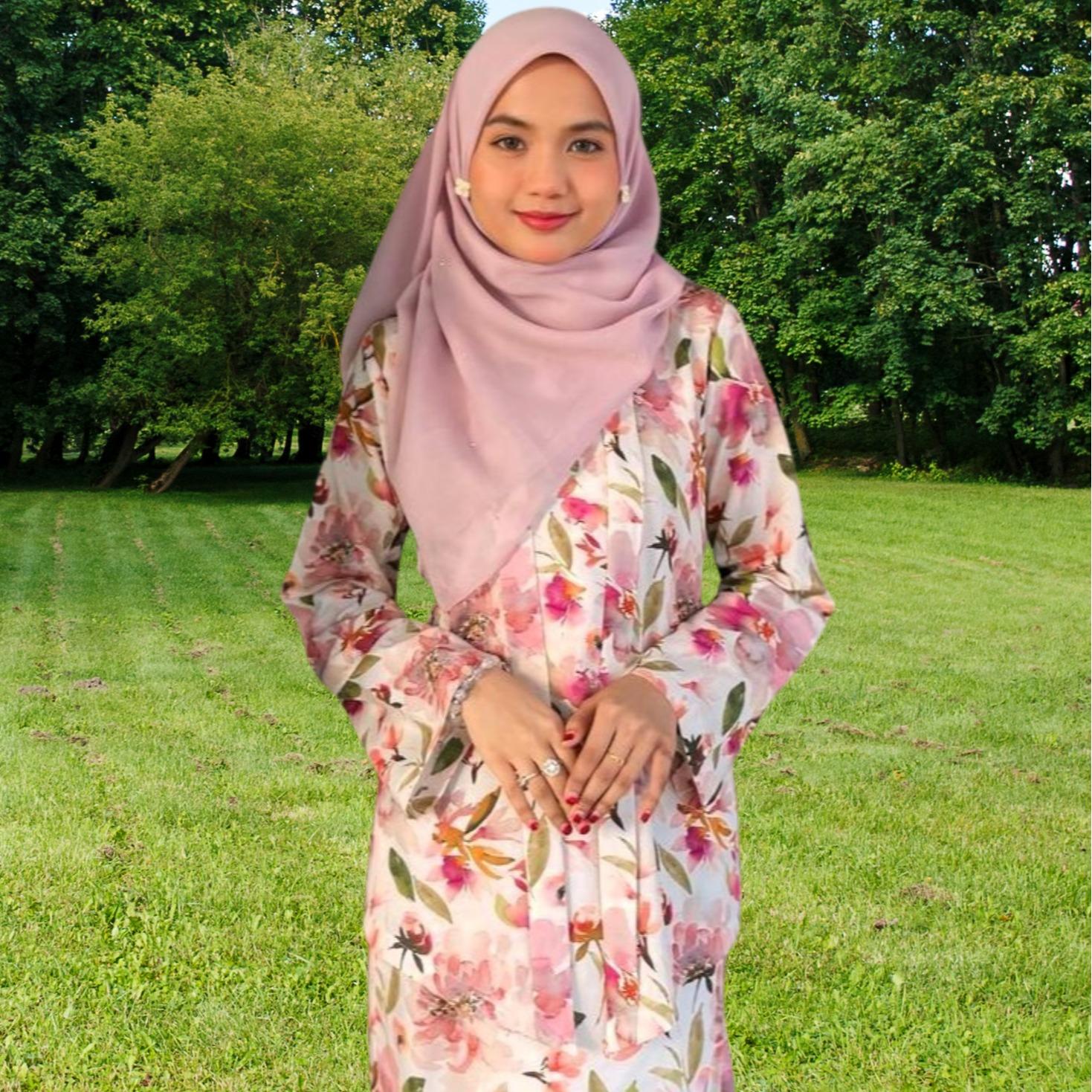 Kebaya Kota Bharu Elemmiera Tradisional Comel Lotey