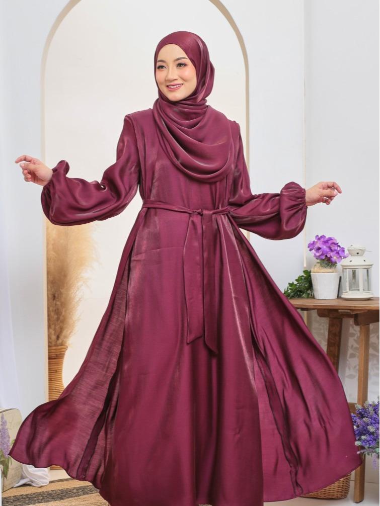 Abaya Safwa ELEMMIERA elegant design which enhances your modest style Viral Abaya Arab