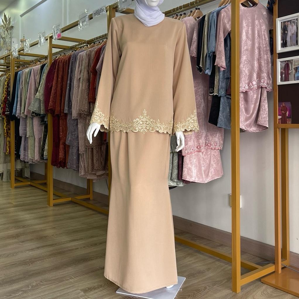 Kurung Raisha ELEMMIERA Modest Wear Kurung Laces