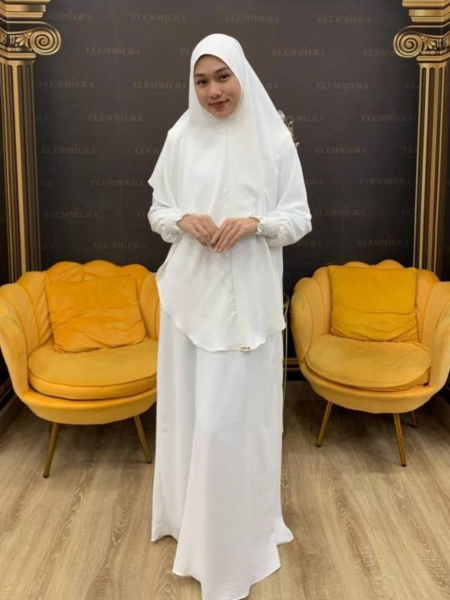 Jubah Luffa ELEMMIERA untuk Wanita Muslimah Premium Elegan Viral - Sesuai untuk Majlis Agama, Keramaian dan Ibadah