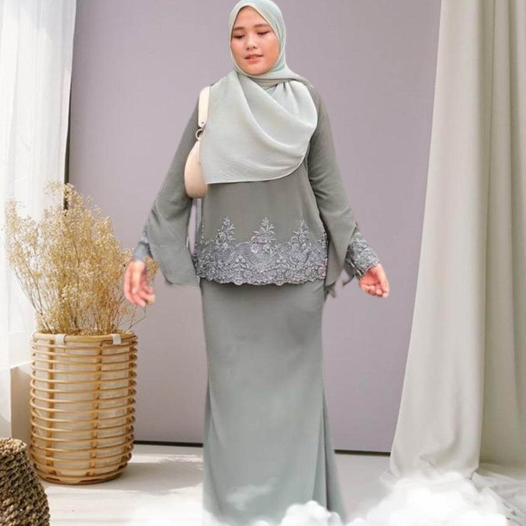Kurung Amara ELEMMIERA Modest Wear Kurung Laces