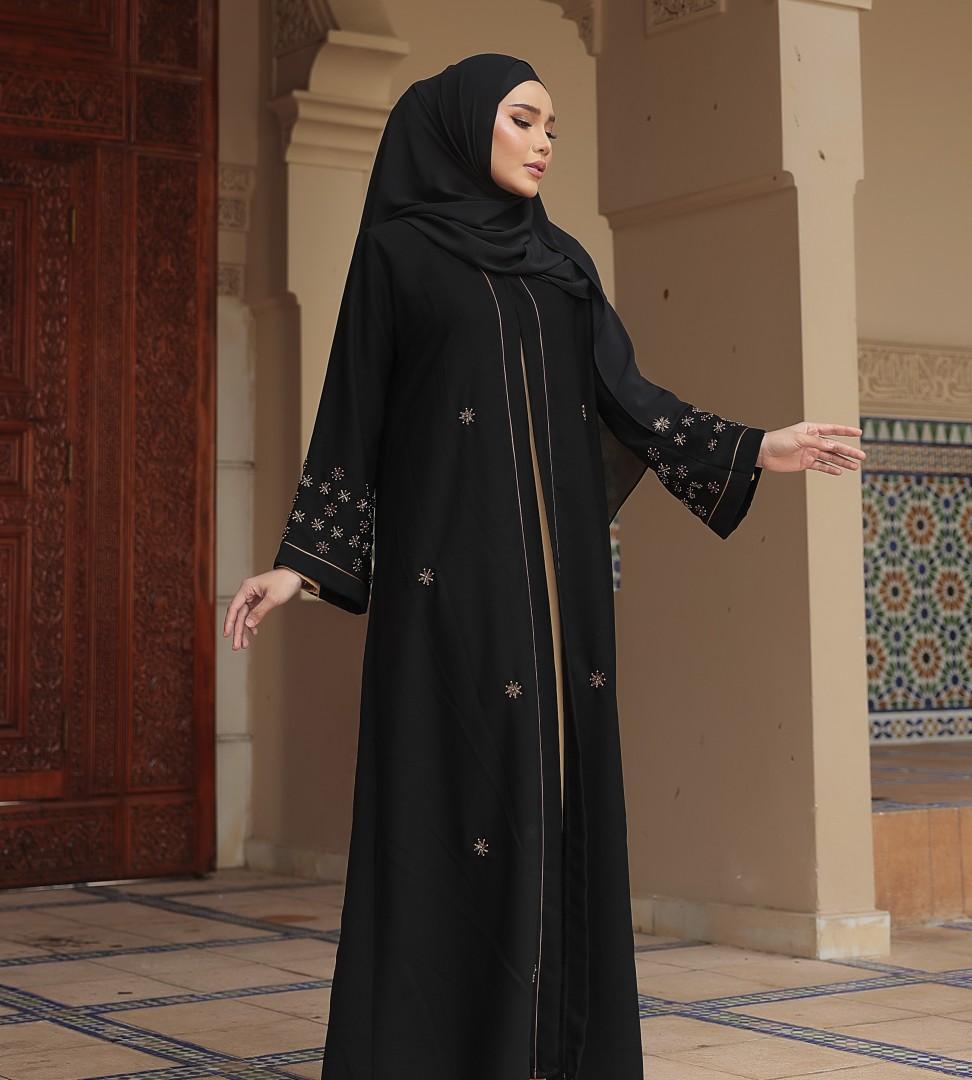 Abaya Black Series ELEMMIERA Premium Elegant Modest