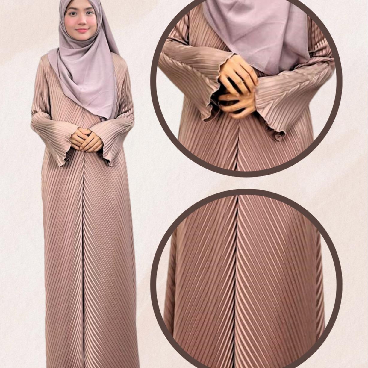 Abaya Izara Pleated