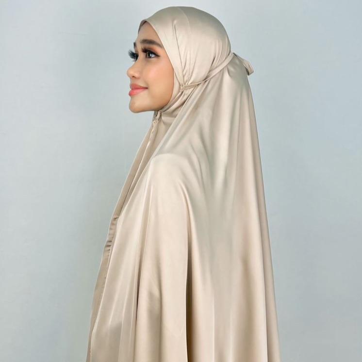 Telekung Travel ELEMMIERA Elegant Comfy Soft Prayer Attire Women