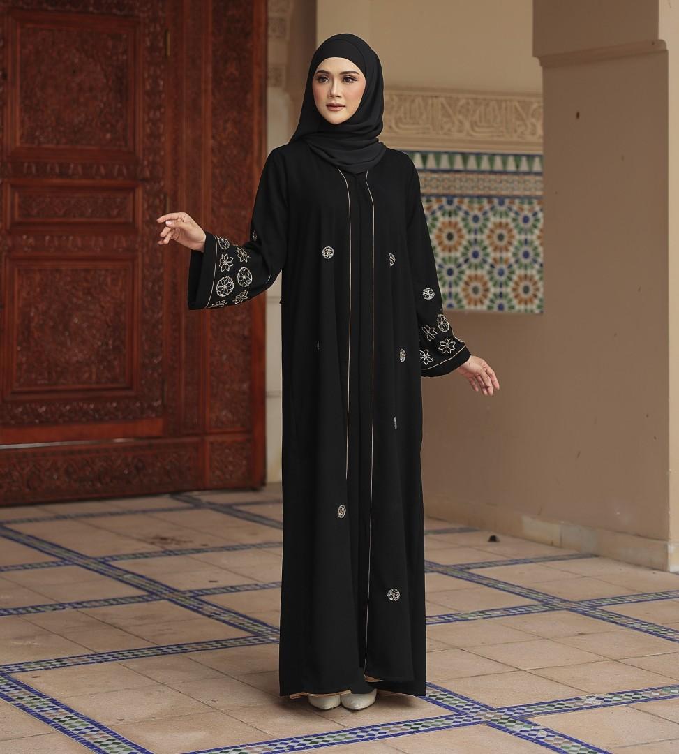 Abaya Black Series ELEMMIERA Premium Elegant Modest