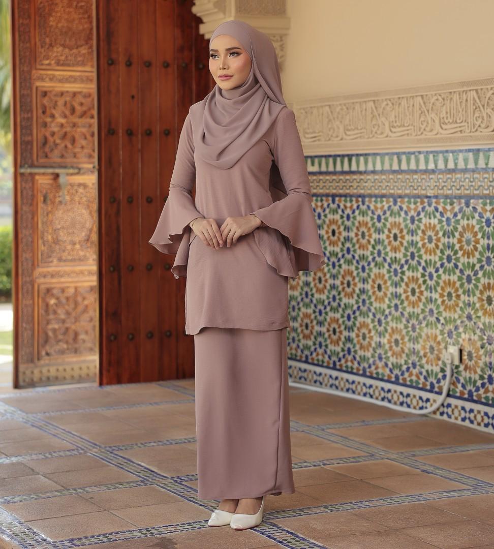 Kurung Salma ELEMMIERA Comfy Wear Ironless Saloma Sleeve and Elegant