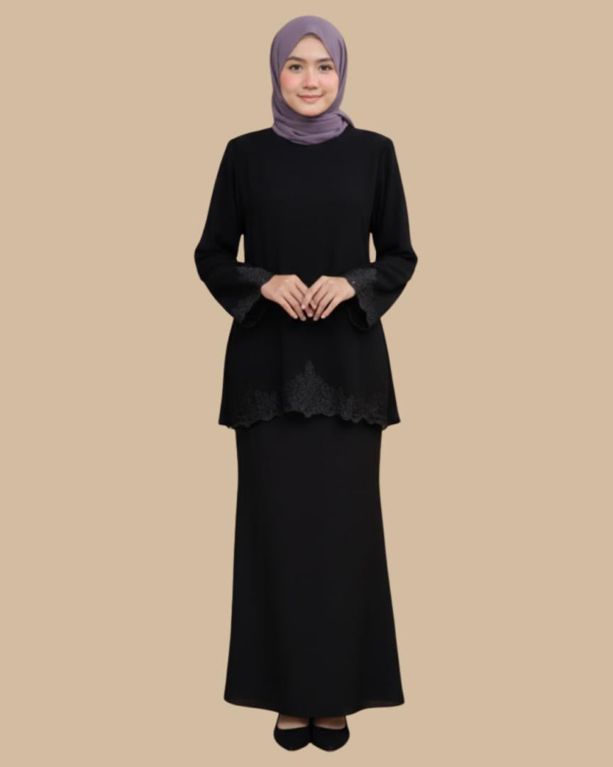 Kurung Raisha ELEMMIERA Modest Wear Kurung Laces
