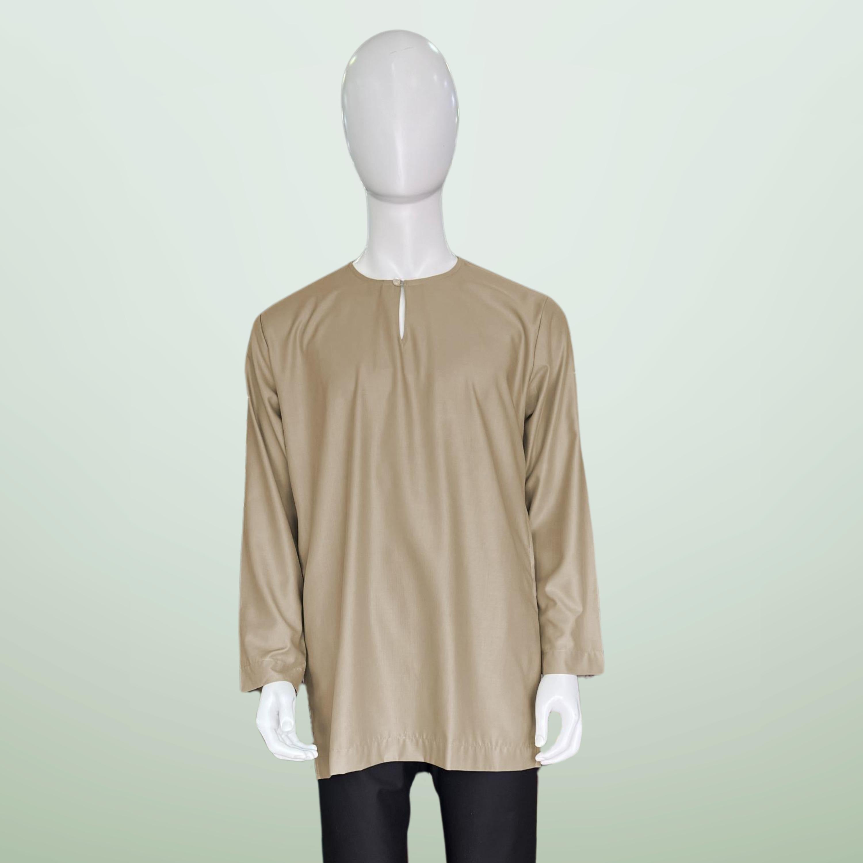 Kurta Firdaus ELEMMIERA Design Teluk Belanga with long sleeves and 2 side hidden pockets