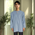 Kurta Firdaus ELEMMIERA Design Teluk Belanga with long sleeves and 2 side hidden pockets