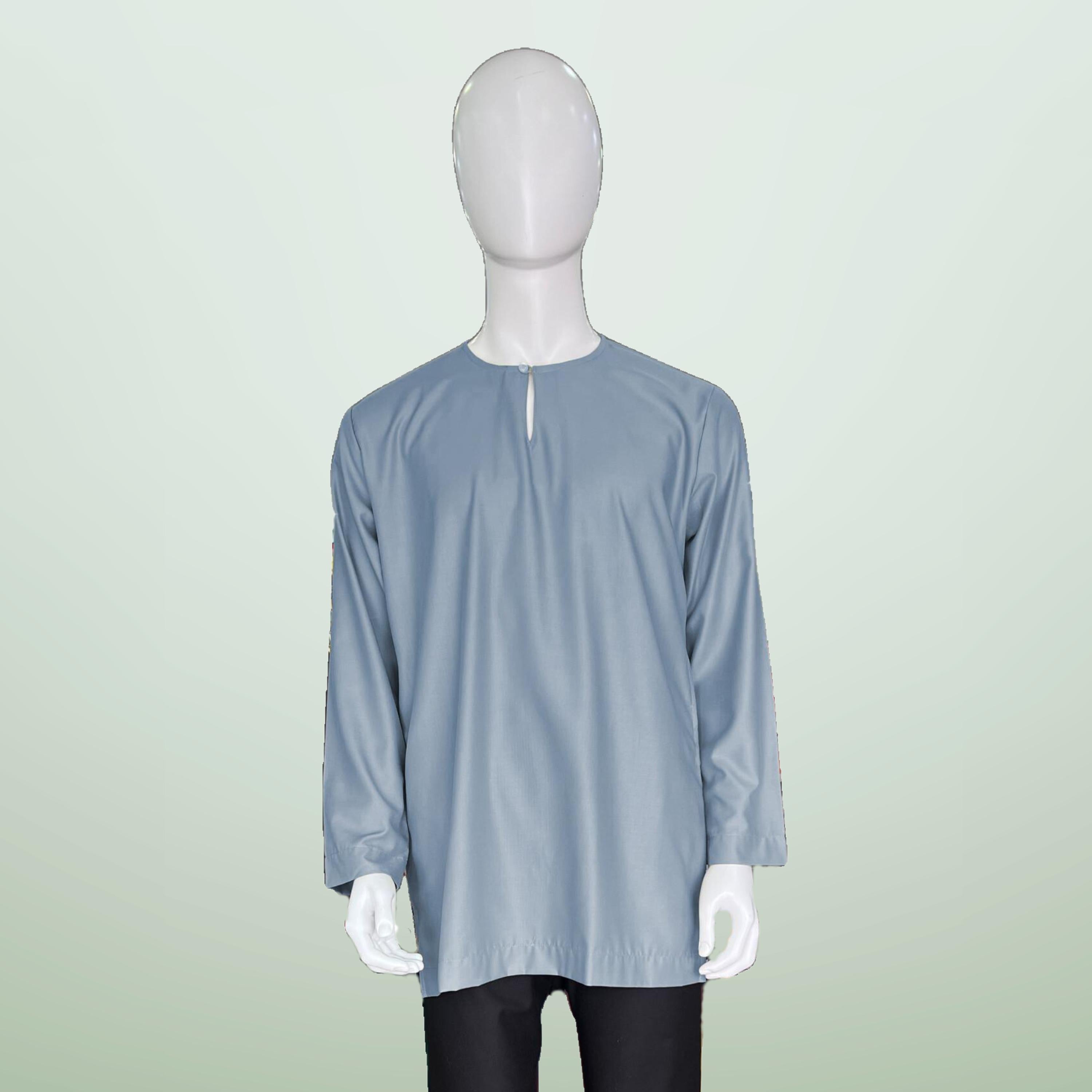 Kurta Firdaus ELEMMIERA Design Teluk Belanga with long sleeves and 2 side hidden pockets