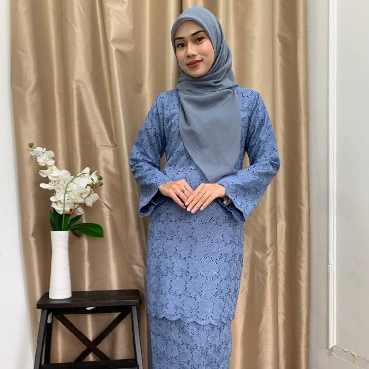 Kurung Camella, Elegant Eyelet Fabric