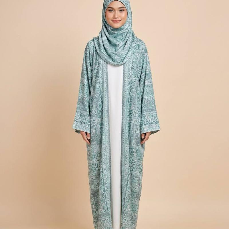 Abaya Pashmina Stones By Elemmiera Exclusive Design with free shawl included + stones