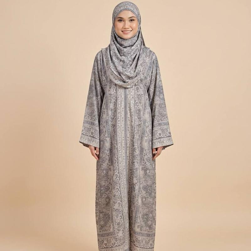 Abaya Pashmina Stones By Elemmiera Exclusive Design with free shawl included + stones
