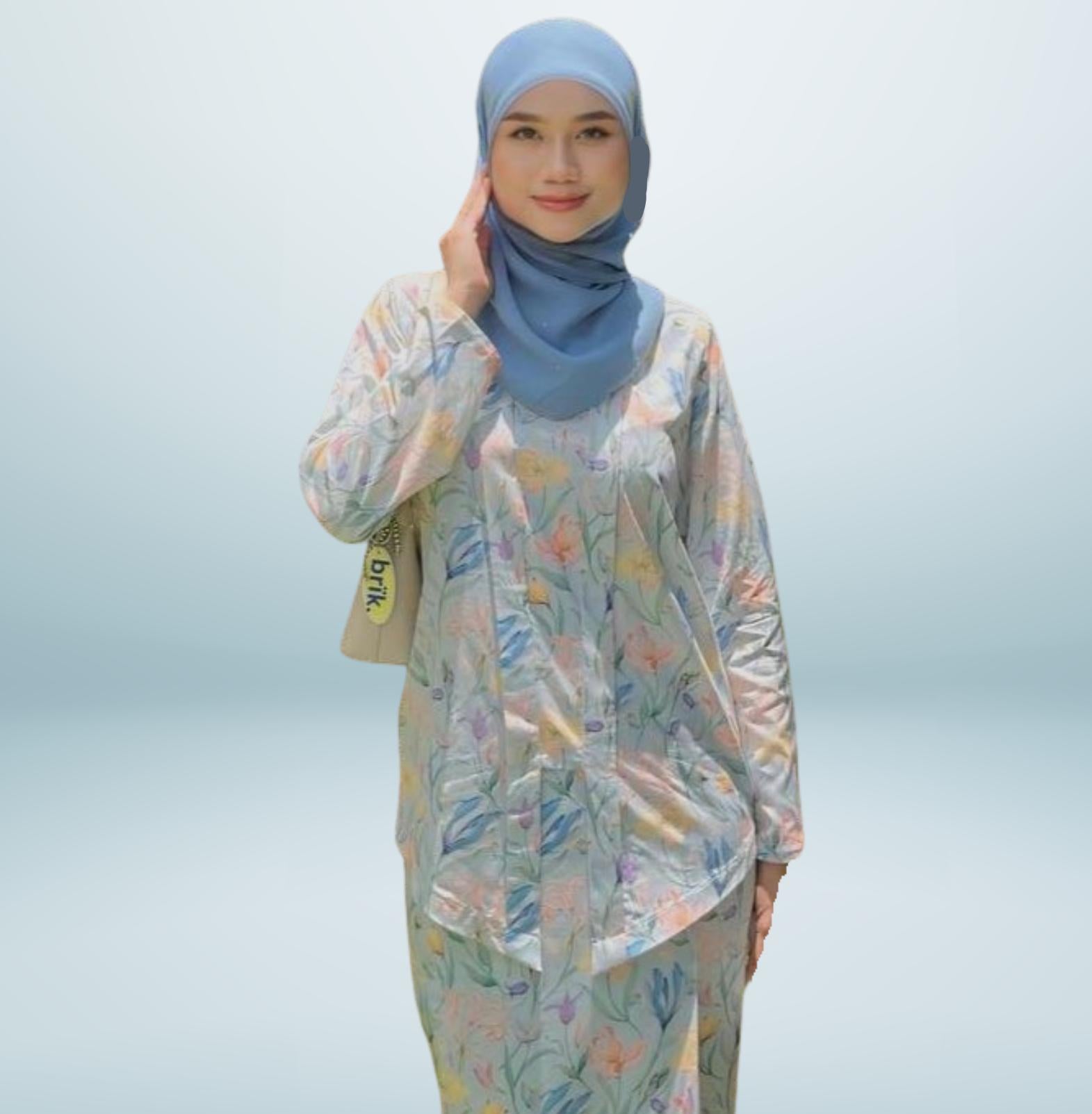 Kebaya Kota Bharu Elemmiera Tradisional Comel Lotey