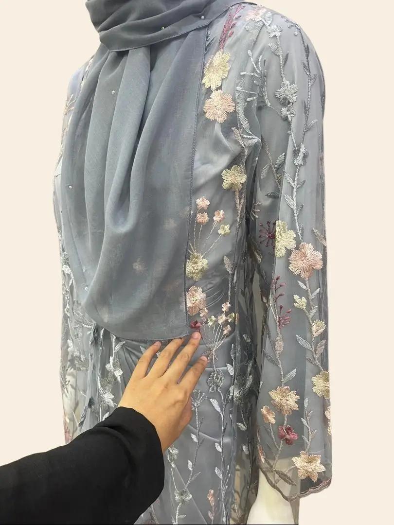 Kebaya Melur ELEMMIERA with Pareo Skirt Anggun Tradisi Moden Sopan dan Menawan