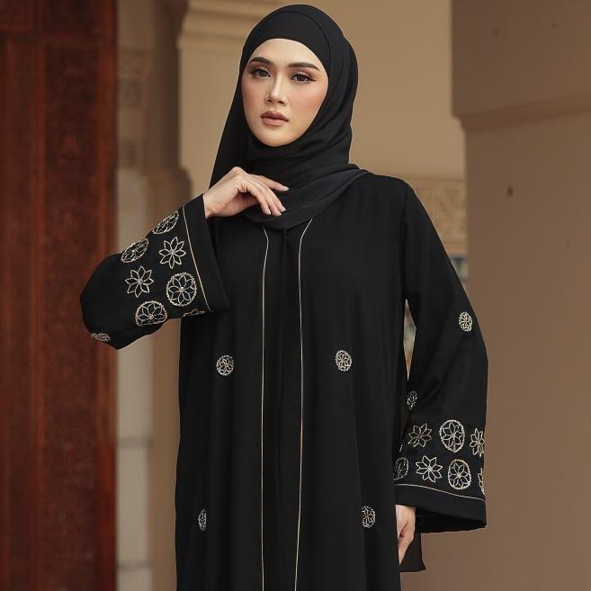 Abaya Black Series ELEMMIERA Premium Elegant Modest