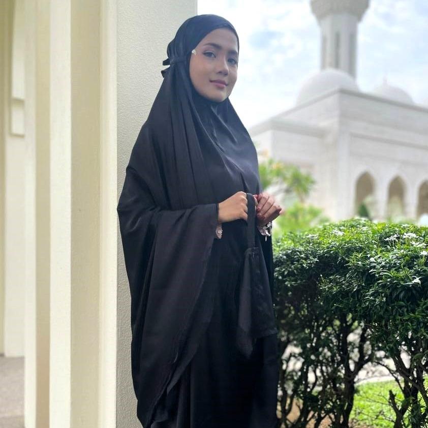Telekung Travel ELEMMIERA Elegant Comfy Soft Prayer Attire Women
