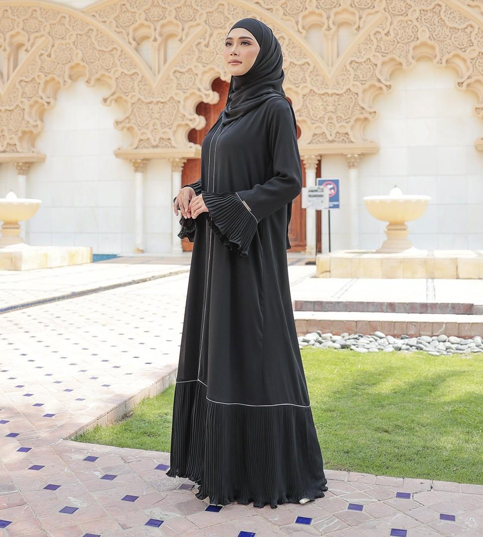 Abaya Dahlia ELEMMIERA Beautiful, Modest, Viral, Exclusive and Elegant Pleated Garment