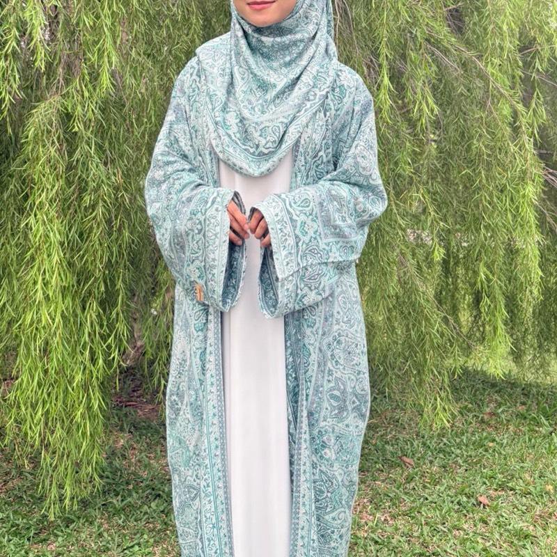 Abaya Pashmina Stones By Elemmiera Exclusive Design with free shawl included + stones