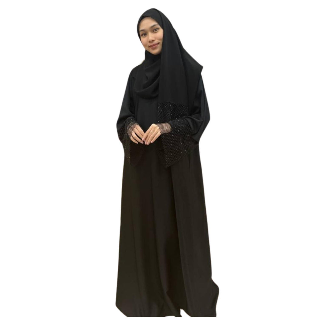 Abaya UAE Qhareena ELEMMIERA Eksklusif, Kecantikan, Keanggunan dan Keyakinan Maksimum