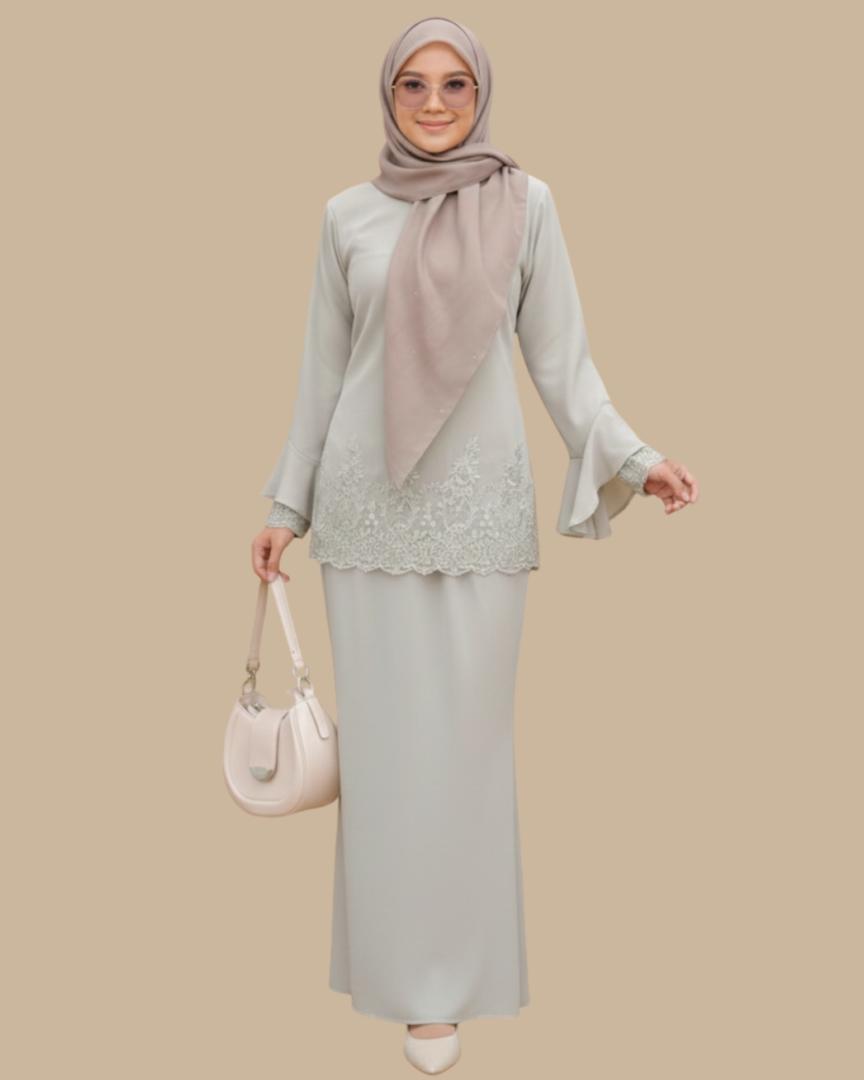 Kurung Amara ELEMMIERA Modest Wear Kurung Laces