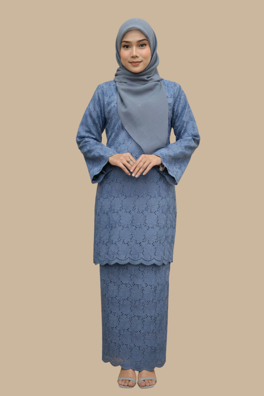 Kurung Camella, Elegant Eyelet Fabric