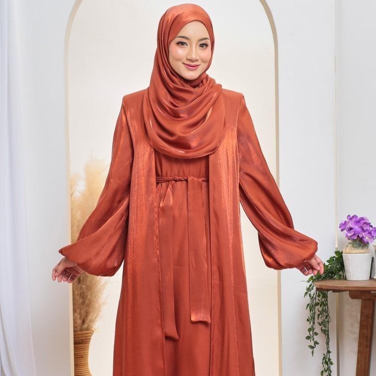 Abaya Safwa ELEMMIERA elegant design which enhances your modest style Viral Abaya Arab