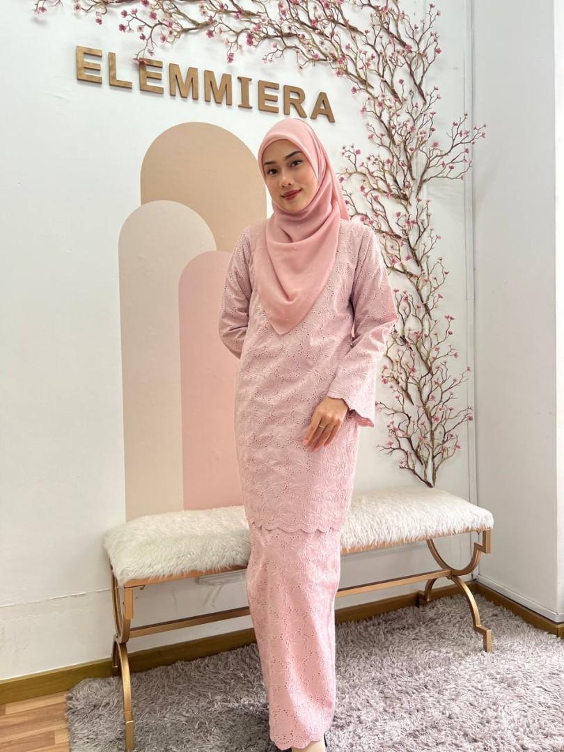 Kurung Camella ELEMMIERA Elegant Eyelet Fabric