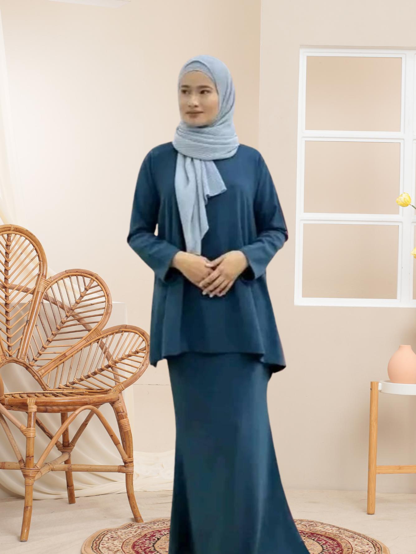 Kurung Kaftan Ainaa ELEMMIERA Modest Wear Ironless Comfy Easy Wearing Ergonomic