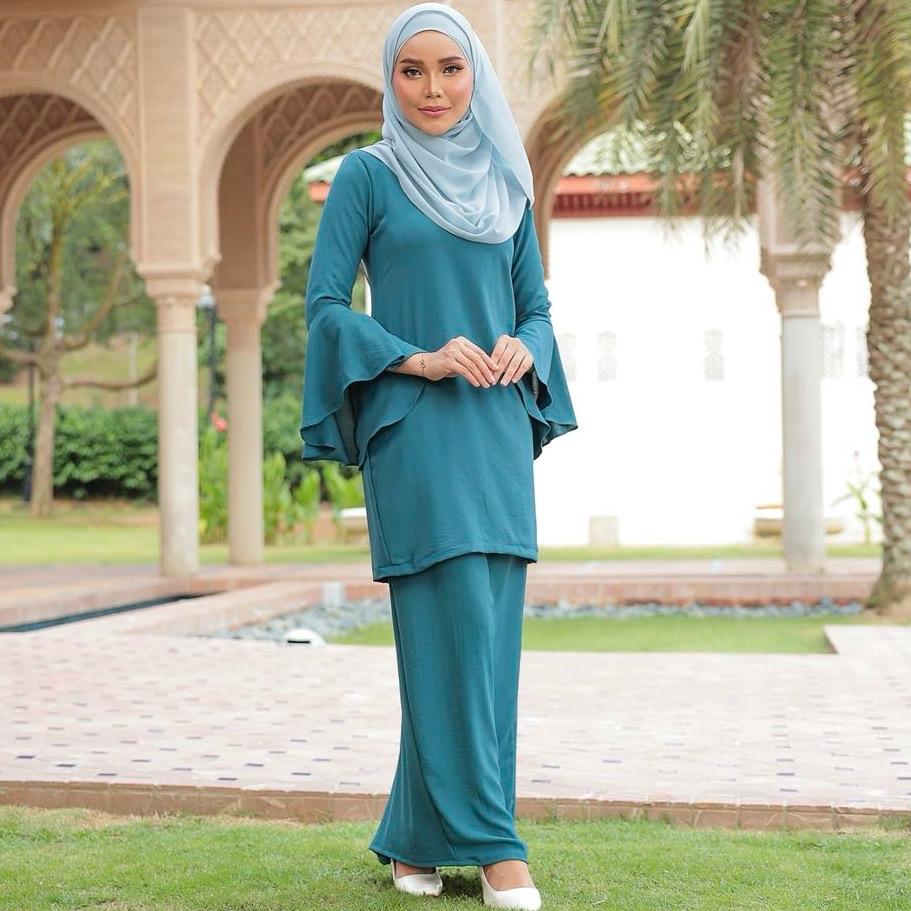 Kurung Salma, Comfy Wear Ironless Saloma Sleeve Elegant