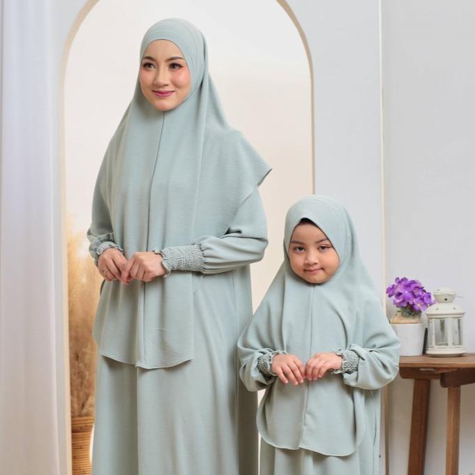 Jubah Luffa ELEMMIERA untuk Wanita Muslimah Premium Elegan Viral - Sesuai untuk Majlis Agama, Keramaian dan Ibadah