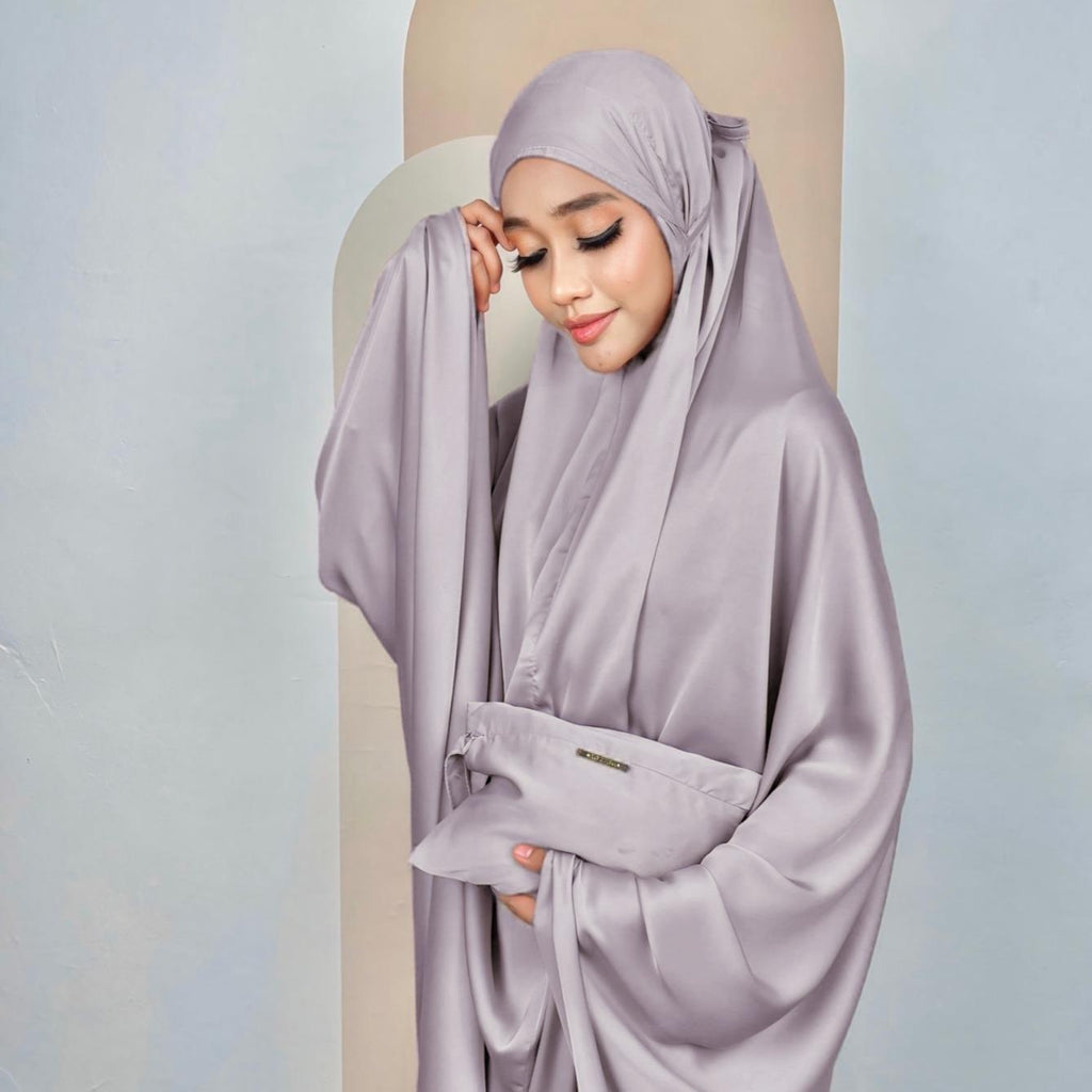 Telekung Travel, Elegant Comfy Soft Prayer Attire