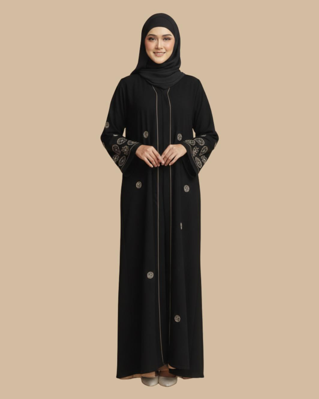 Abaya Black Series ELEMMIERA Premium Elegant Modest