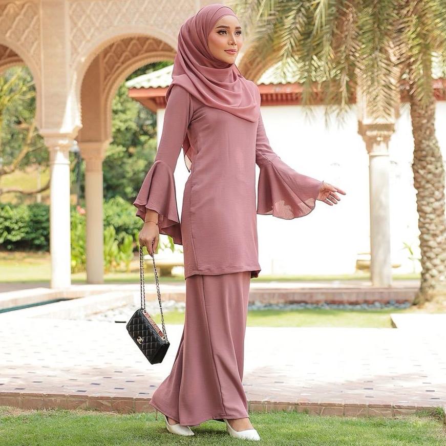 Kurung Salma, Comfy Wear Ironless Saloma Sleeve Elegant