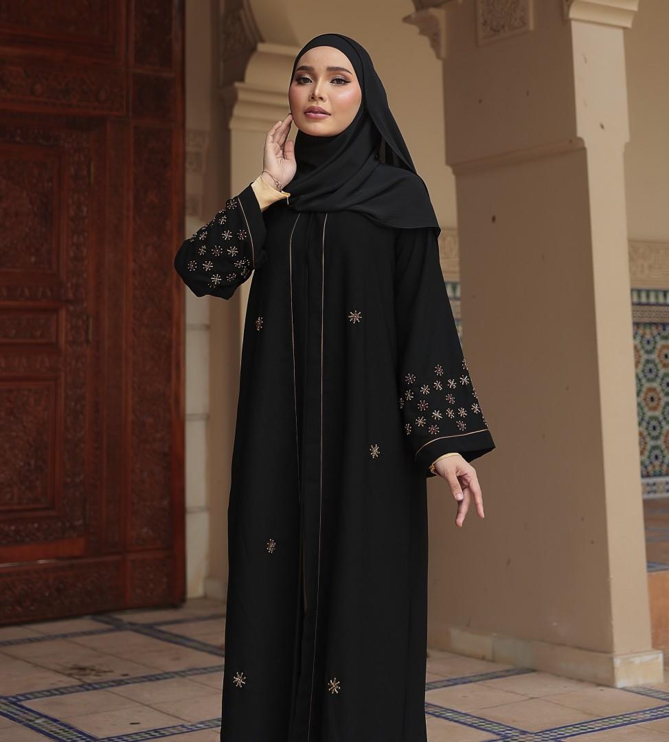 Abaya Black Series ELEMMIERA Premium Elegant Modest