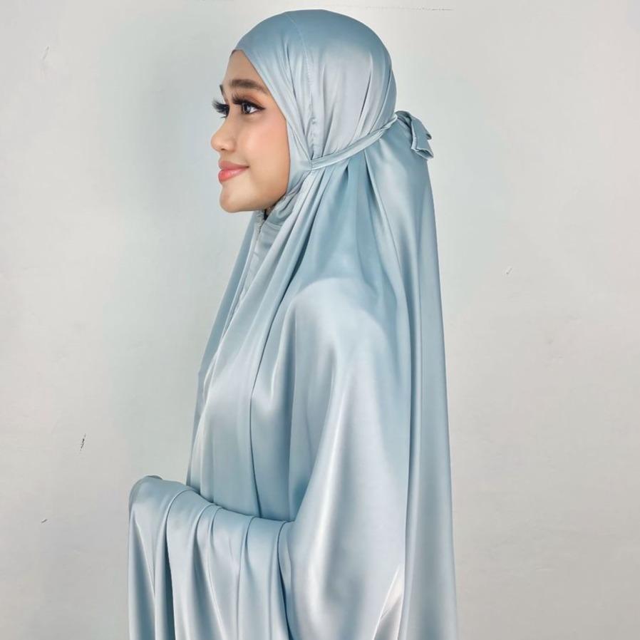 Telekung Travel ELEMMIERA Elegant Comfy Soft Prayer Attire Women