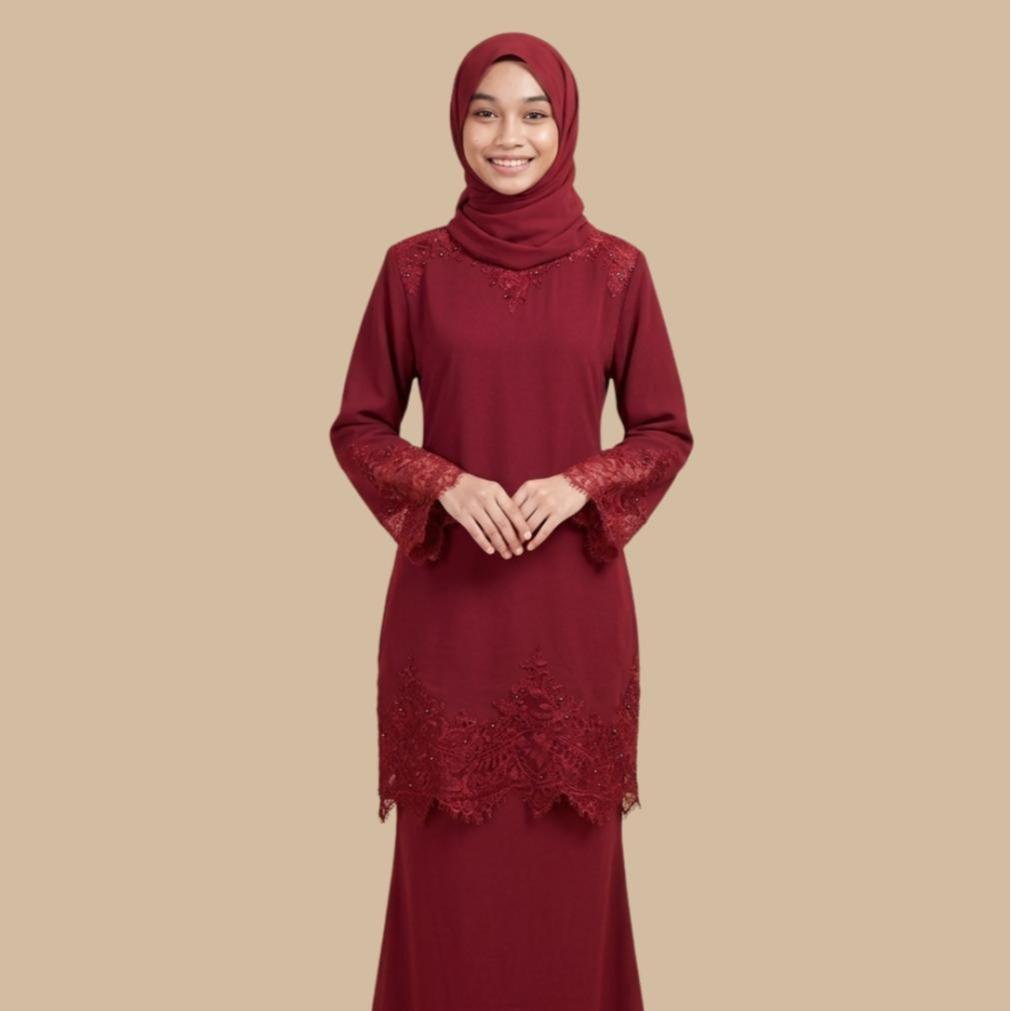 Kurung Diana, Premium Lace Elegant Modest