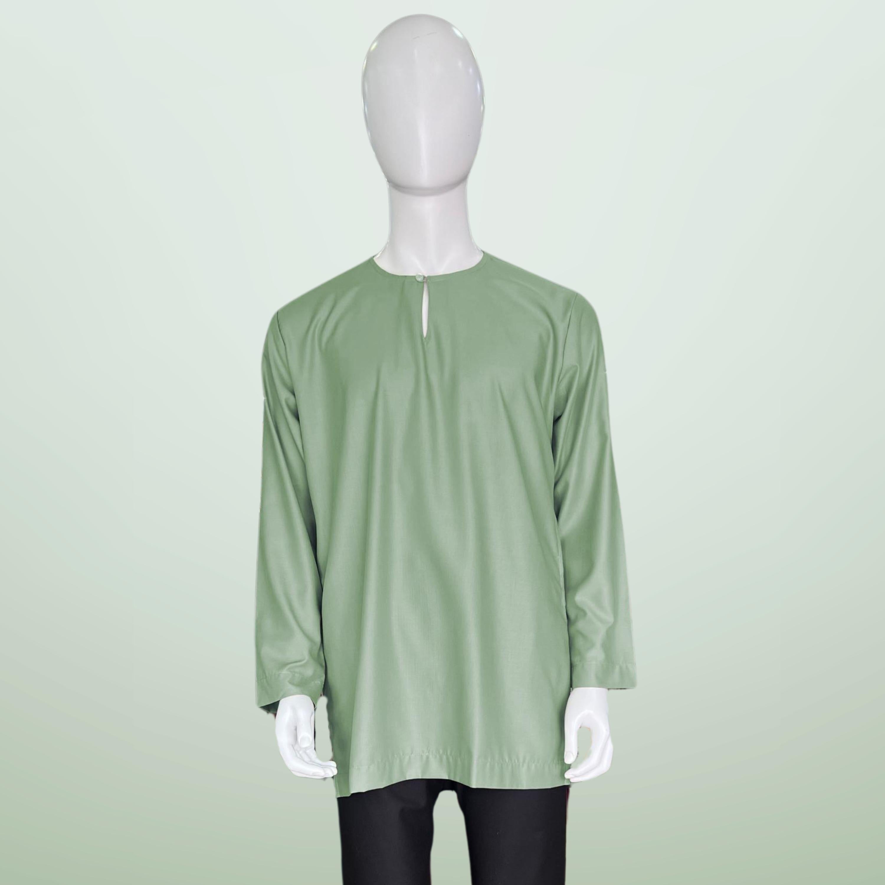 Kurta Firdaus ELEMMIERA Design Teluk Belanga with long sleeves and 2 side hidden pockets