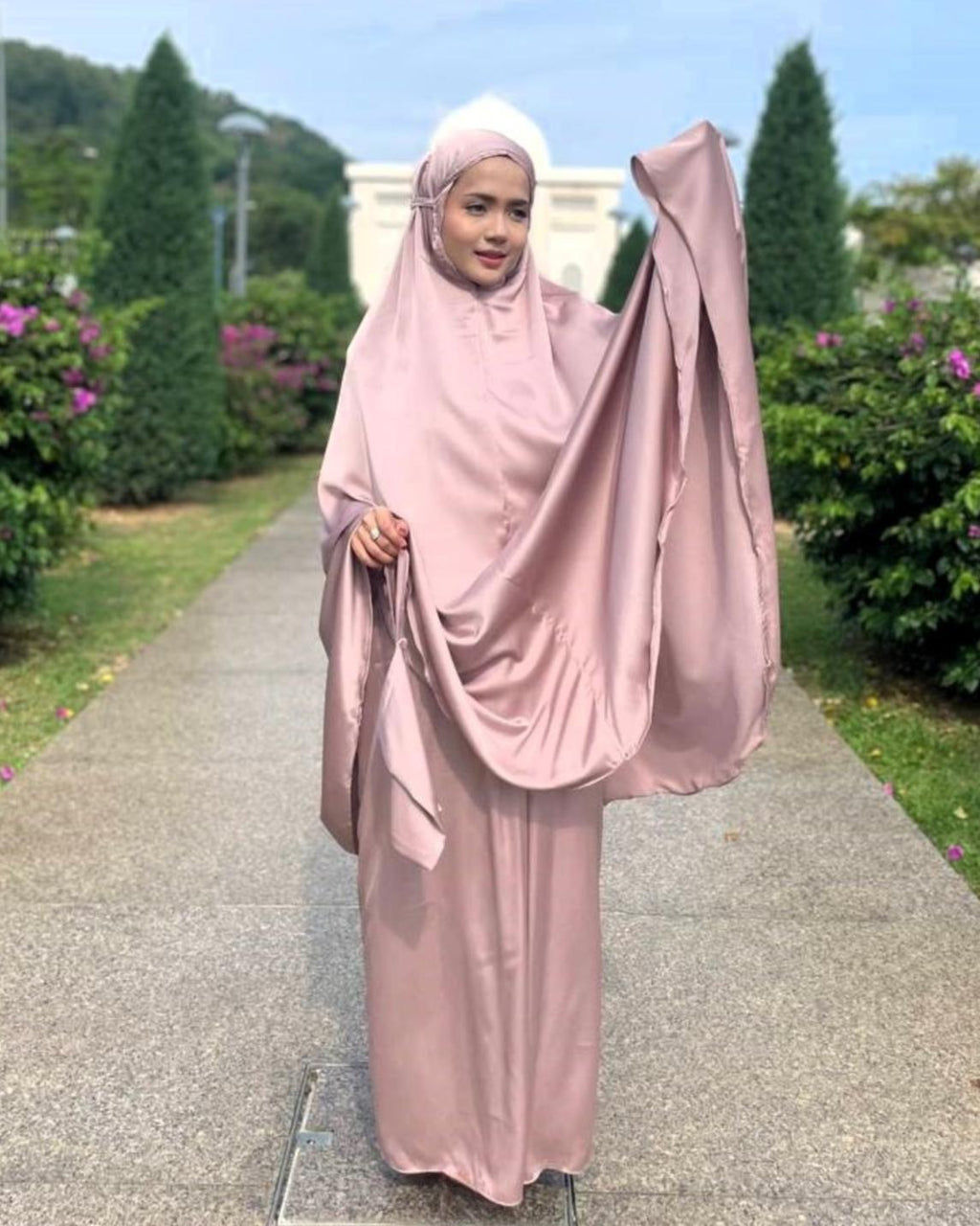 Telekung Travel, Elegant Comfy Soft Prayer Attire