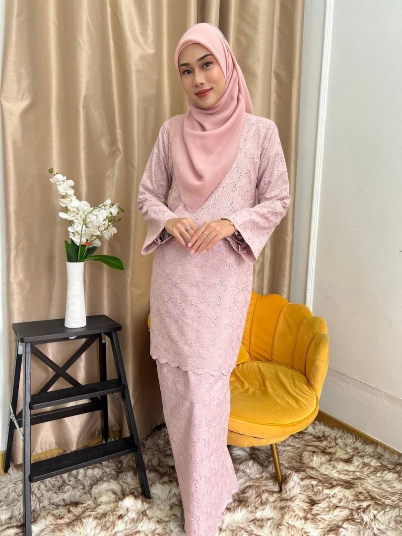 Kurung Camella ELEMMIERA Elegant Eyelet Fabric
