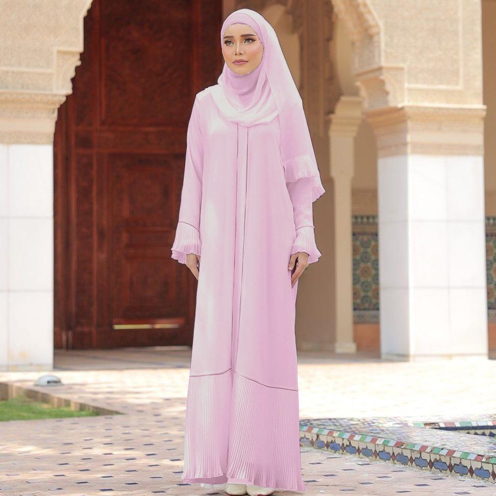 Abaya Dahlia, Modest Exclusive Elegant Pleated