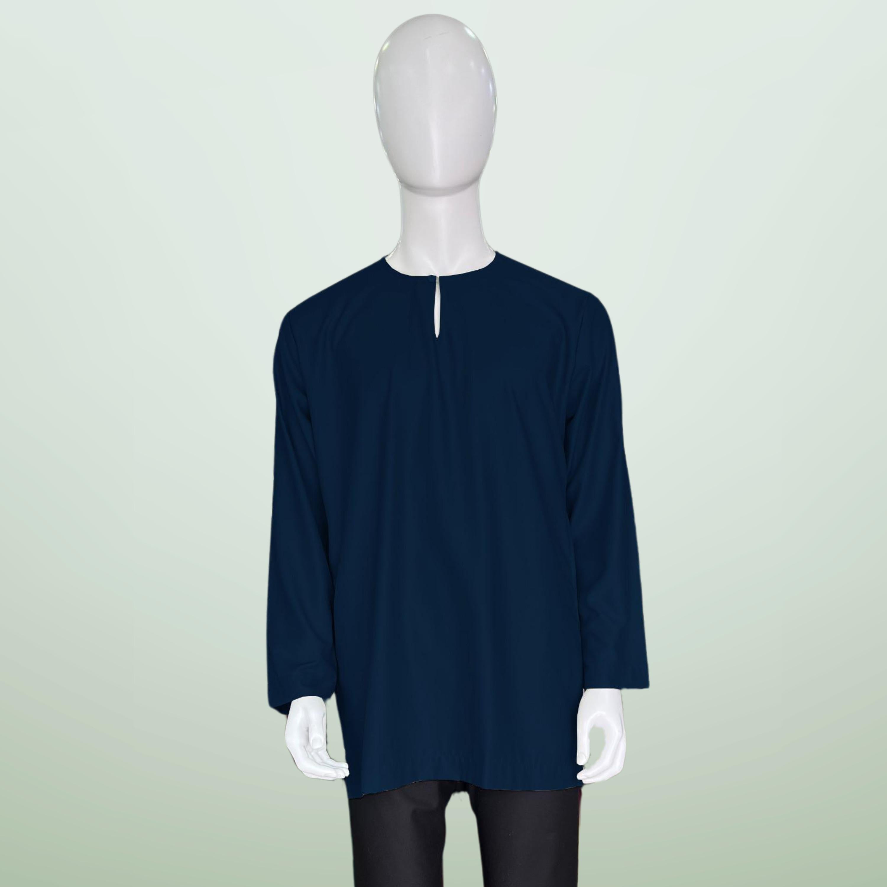 Kurta Firdaus ELEMMIERA Design Teluk Belanga with long sleeves and 2 side hidden pockets