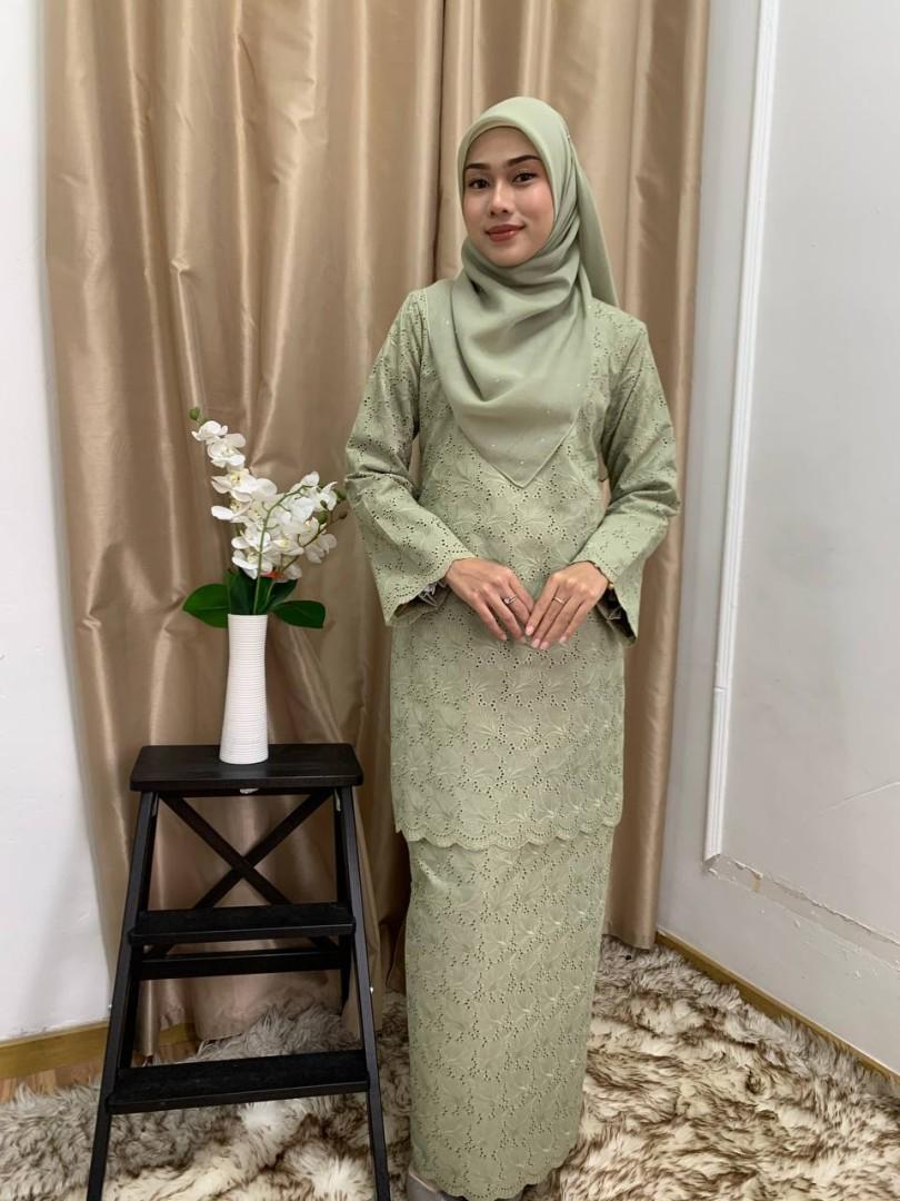 Kurung Camella ELEMMIERA Elegant Eyelet Fabric