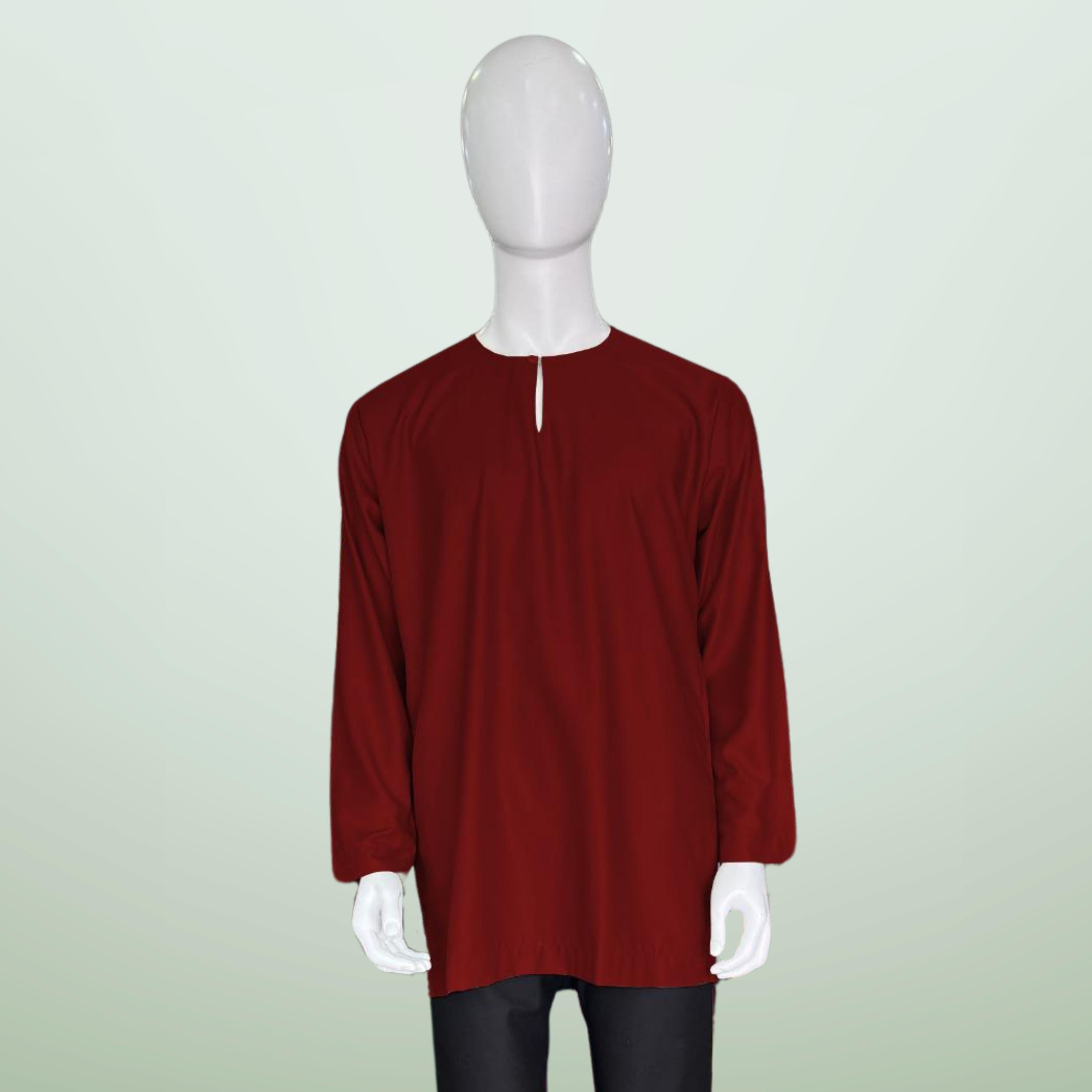 Kurta Firdaus ELEMMIERA Design Teluk Belanga with long sleeves and 2 side hidden pockets