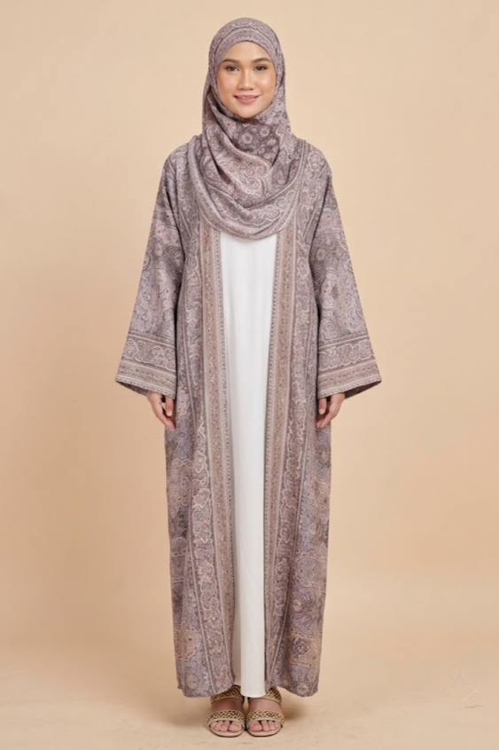 Abaya Pashmina Shining Stones